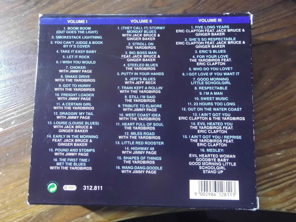 ERIC CLAPTON 3CD BOX:  ERIC CLAPTON (EUROPE; Eurotrend ‎– 312.811) - Bild 2 von 4