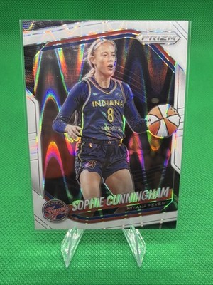 2025 Panini Prizm WNBA Prizm Sophie Cunningham White Seismic #63