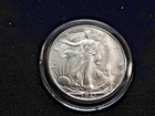 1943 WALKING LIBERTY SILVER HALF DOLLAR MS BU TONED