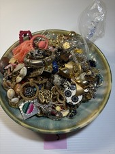 Collected Lot 3 Lb. Broken Vintage-Now Jewelry for Crafts Repairs Cleaned Bag