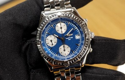 BREITLING 39 mm Chronomat A13050.1 Chronograph Automatik Pilot Band Stahlband