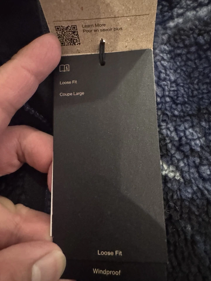 Chaqueta Nike ACG negra/azul Canwell Glacier a prueba de viento media cremallera nueva con etiquetas Foto 4 de 4