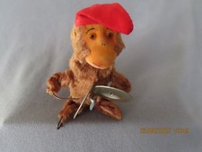 VINTAGE WIND UP TOY MONKEY W/CYMBALS - NOT IN WORKING CONDITION