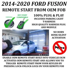 ENABLE FACTORY OEM REMOTE START BUILT INTO BCM 2018 FORD FUSION PLUG & PLAY