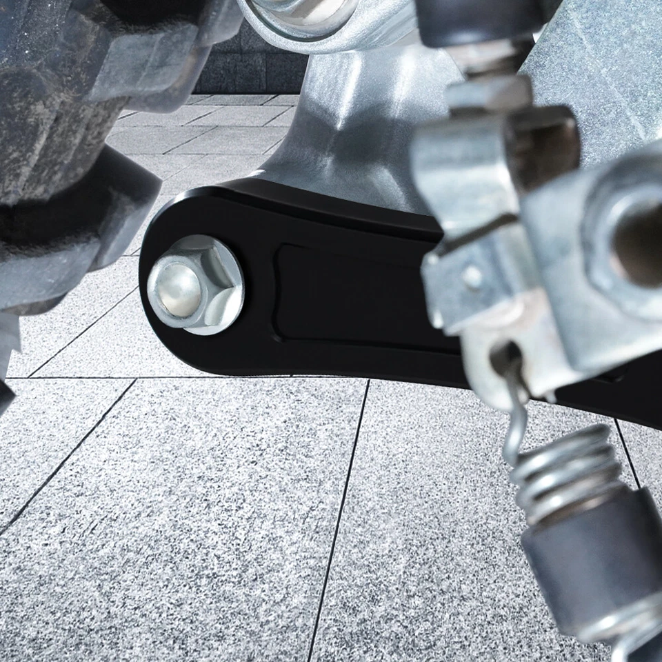 Eslabón de soporte de descenso para motocicleta apto para Honda CRF125F 2014-2024 2023 negro Foto 2 de 4