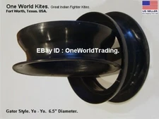 Yo Yo Winders. For Kite Line. Plastic. 6.5 Inch Diameter. 2 Pack. USA.