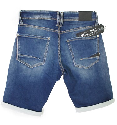 Bermuda Jogging Le Temps Des Cerises - Jeans Bleu, Fermeture éclair - Taille Regular Homme - Neuf Avec étiquettes