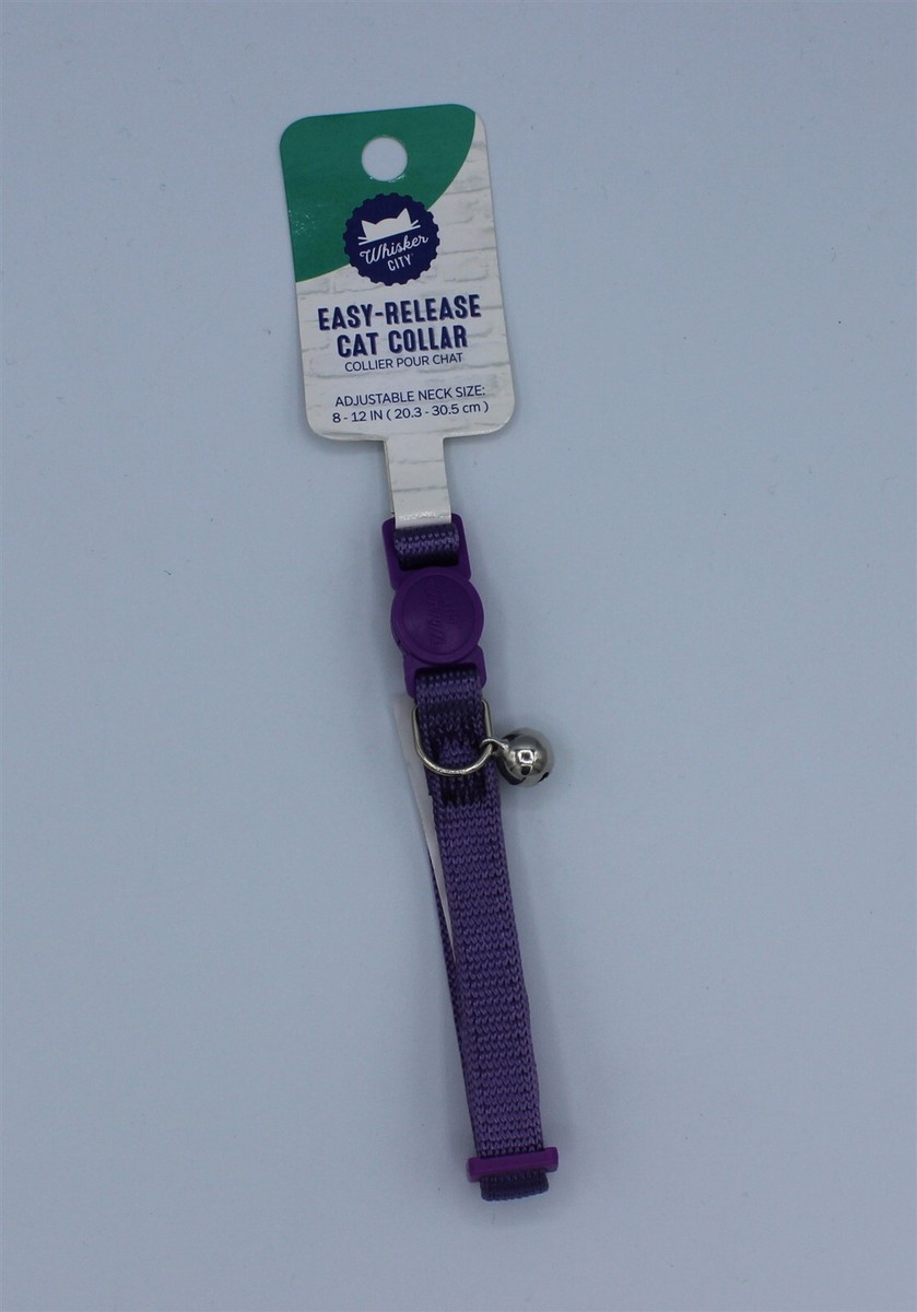 Whisker City Easy Release Cat Collar With Bell 8