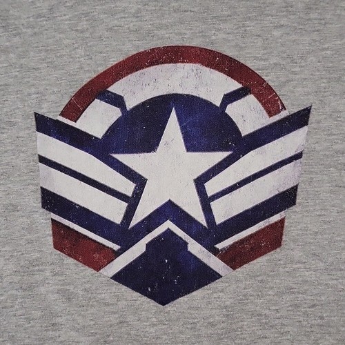 Marvel The Falcon Winter Soldier Captain America New Shield Grey Kids Size Large - Picture 3 of 5