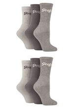 Image of Jeep Womens Boot Socks Cushioned Foot Cotton  for Walking Hiking Outdoors 6 Pack