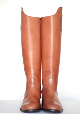 Lederreitstiefel mit Reißverschluss ( Italian Tall Riding boots ) EU 43 - UK 9