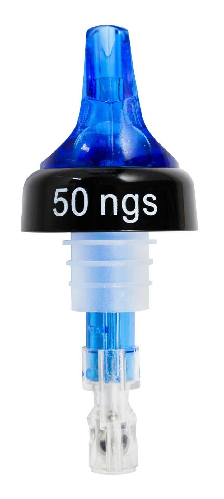 Blue Quick Shot Pourer 50ml Measure NGS Pub Bar Cocktail Mixology
