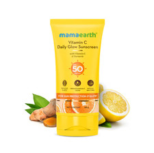 Mamaearth Vitamin C Daily Glow Sunscreen with Vitamin C  Turmeric - 50g