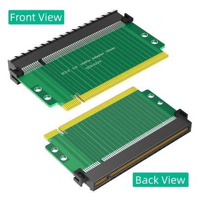 PCI-Express 4.0 16x Riser Card PCI-E 4.0 16X 180° Adapter Riser Card Connectors