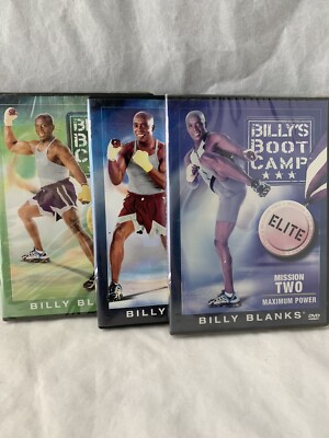 BILLYS BOOT CAMP - ELITE - MISSIONS 1-3 - 3 DVD SET Get Started Abs +     R29-17