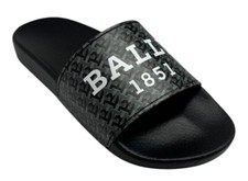 Bally Sabrio 6301209 Men's Multiantracite/Black Rubber Slide Sandals 249