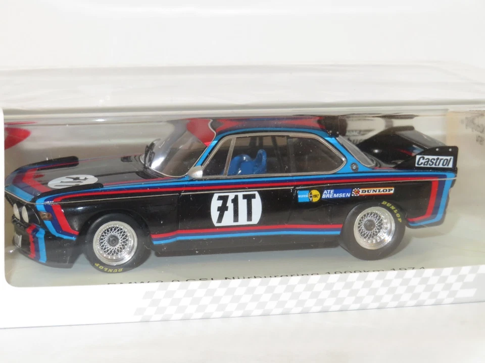 1/43 BMW 3.0 CSL  BMW Motorsport   Nurburgring 1000kms  1974 #71T  Stuck / Ickx - Image 3 of 4