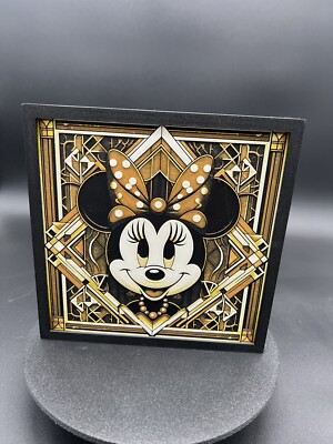 Minnie Mouse Art Deco 3D Printed Picture Disney