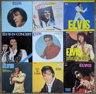 Elvis Presley 9 ALBUM LOT W/PICTURE DISC, GERMAN IMPORT, BOOKLETS, INSERTS, SLVS