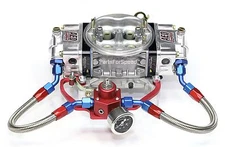 Fuel Pressure Regulator, Gauge, Bracket, Holley Carburetor Fuel lines Kit NPT