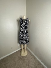 Michael Michael Kors High Neck  Sundress Black/White Size S