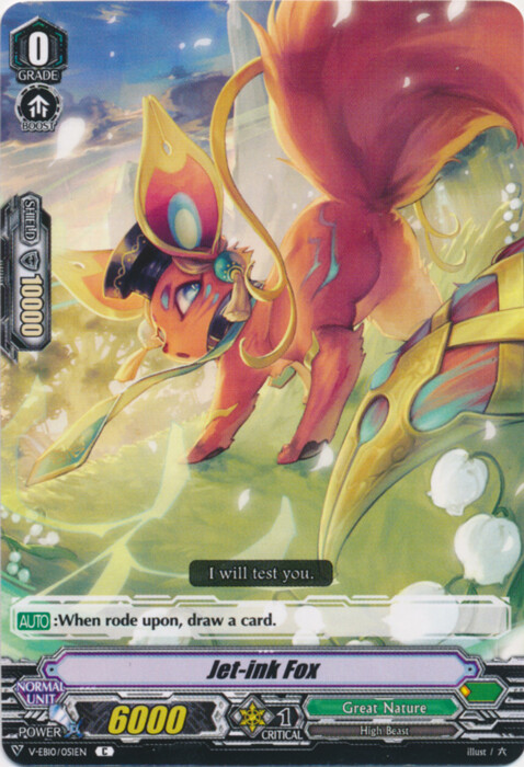 Cardfight 4x Jet-ink Fox - V-EB10/051EN - C | eBay