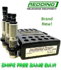 Redding Carbide Premium Deluxe 3 Die Set w/STD Micrometer for 7mm Rem Mag 68136