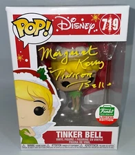 MARGARET KERRY Signed TINKER BELL Holiday Christmas FUNKO POP Vinyl JSA COA Cert