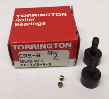 Torrington CRS-8 Cam Follower 1/2" OD 0.3438" Width 0.1875" Stud (Pack Of 2)
