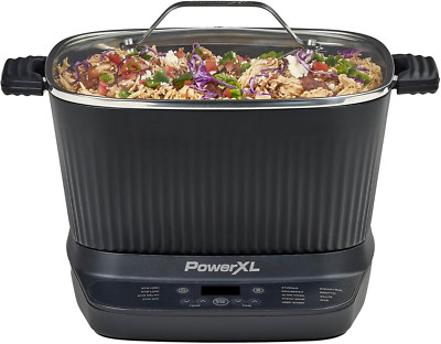 STIRMAX MC107D-1GP 7.5 Quart Digital Multi-Cooker with Automatic Paddle to Stir