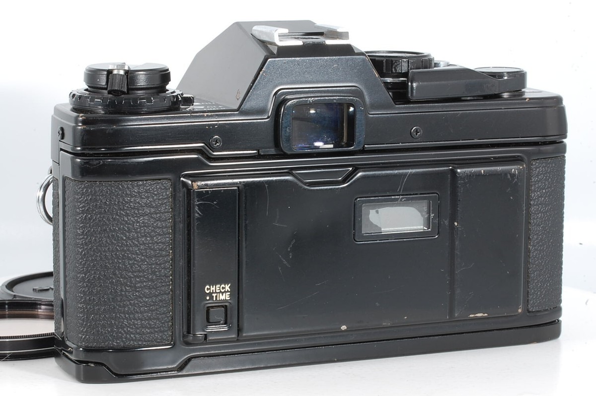 OLYMPUS OM10 Black Film Camera Auto-Macro Zuiko MC 50mm f/3.5 [Exc