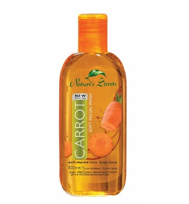 carrot face wash