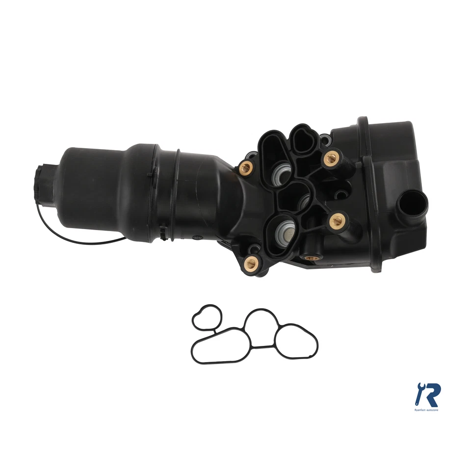 Carcasa de filtro de aceite con junta 06F115397H para Audi A3 A4 VW Golf Jetta Passat 2,0 L Foto 2 de 4