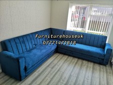 TURKISH CORNER SETTEE WITH STORAGE TURNS INTO SOFA BED