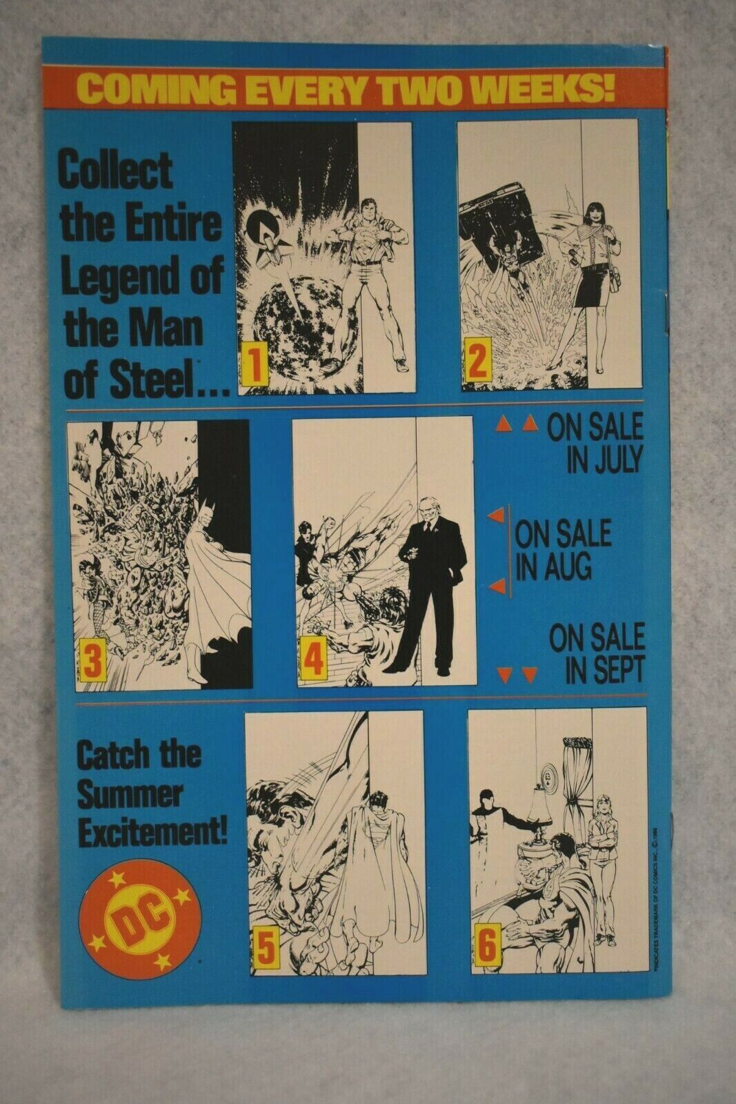 Superman Man of Steel #1-6 Complete Set (1986) John Byrne DC