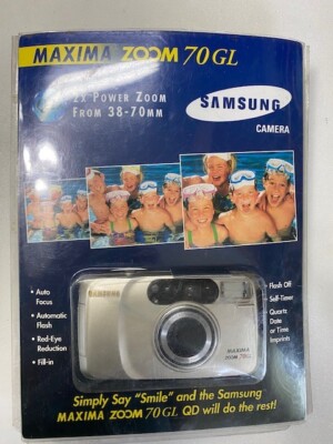 Samsung Maxima Zoom 70GL 35 mm Film Camera 2x Power Zoom 38-70 mm