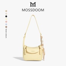 MOSSDOOM Bag For Women PU leather Square Shoulder Simple Korean Fashion Yellow