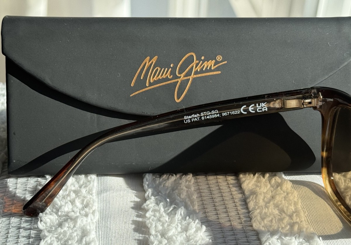 Maui Jim Starfish MJ744 01T Chocolate Tortoise + HCL Bronze  display picture 2