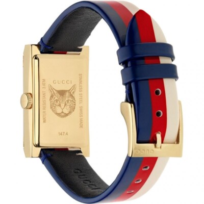 Gucci G-Frame Multi-Color Dial leather Band Women's Watch