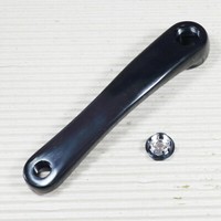 "Kurbel Rock Mijnen Pieper 762-K - Links - 170 Mm 4 Kant Alu Schwarz 9/16\""