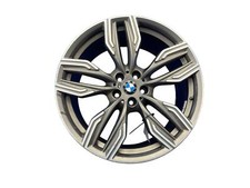 2017-2022 BMW M760I 20X10 TEN GROOVED SPOKE WHEEL RIM SILVER & GRAY OEM