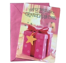 Happy Birthday Granddaughter Card Hallmark Greeting Card