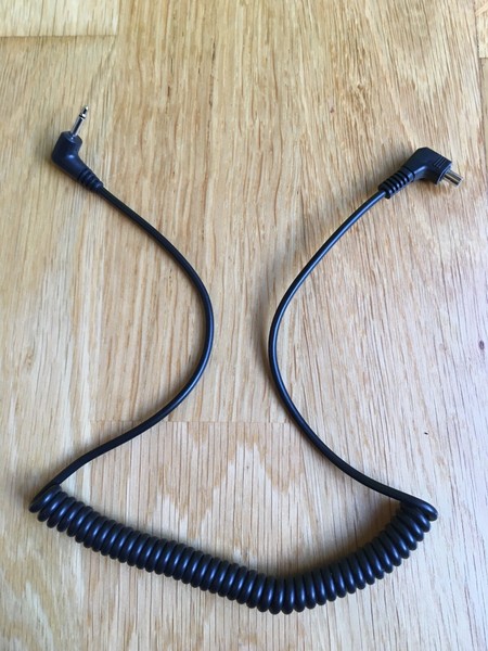 Flash Extension Lead. Terminal mini Jack