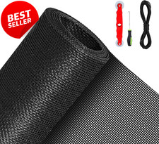 Pet Proof Window Screen Kit 39"x118" Durable Mesh for Door Patio Window - US