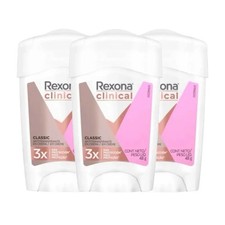 Rexona Antiperspirant Clinical Cream for women 48 g, 3 Pack, Desodorante Classic