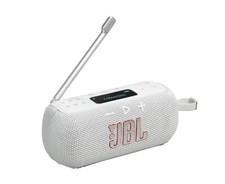 JBL Tuner 3 Portable Bluetooth Speaker w/ FM Radio White Waterproof Genuine New