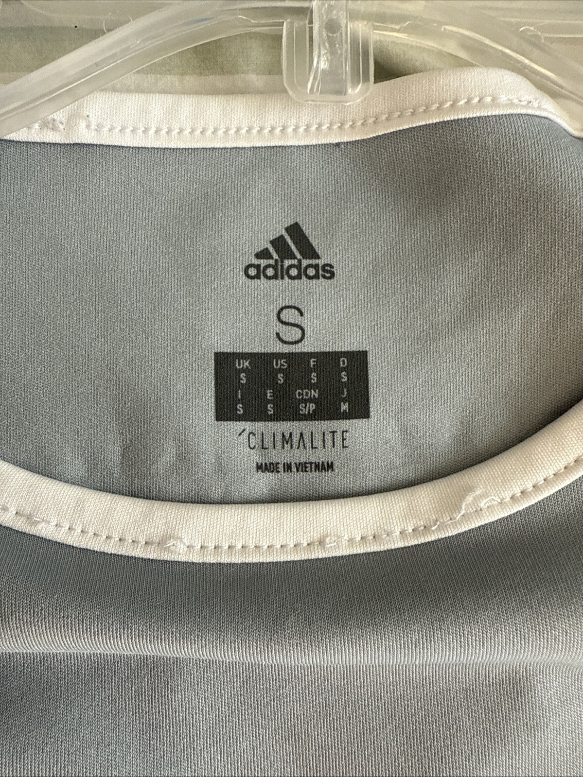 MLS Classic Orlando City Soccer Club Training Jersey Sz S Adidas Adizero Gray thumbnail 3