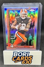 2025 Topps Chrome Cedric Tillman Foil Refactor Cleveland Browns