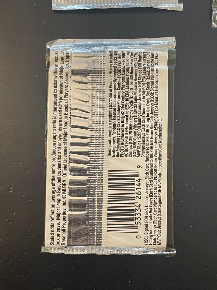 (4) 2002 Upper Deck Piece of History Hobby Béisbol Sellado de Fábrica 5 Paquetes de Cartas Foto 4 de 4