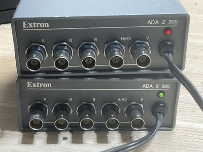 2 Extron ADA 2 300 HV - RGB Analog Distribution Amplifier/JUA2418